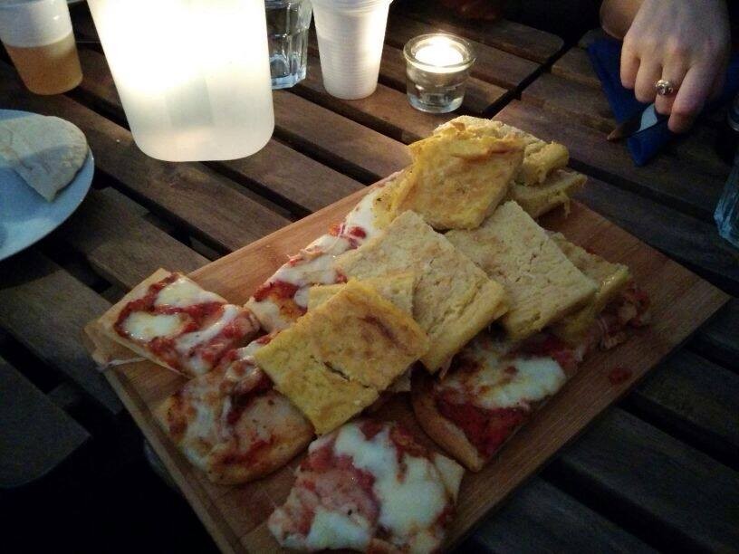 Farinata and Margherita Pizza