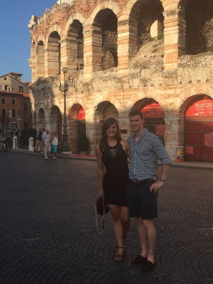 Tom and I in Verona :)