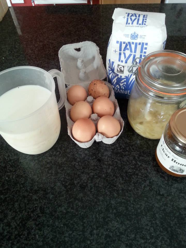 Using our OWN chicken eggs!