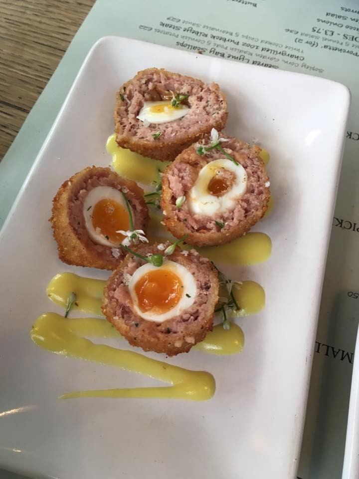 Ham Hock & Egg Scotch Eggs