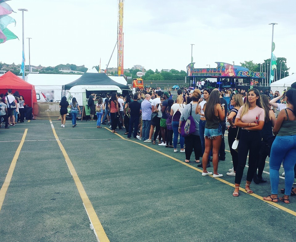 One of our busiest events - at London Pizza Festival. The queue just never stopped!