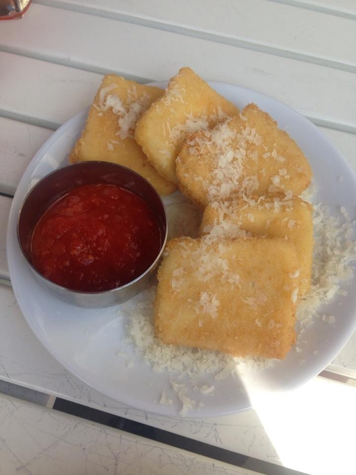 Deep fried Mozzarella