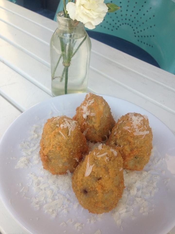 Piselli Arancini